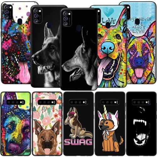 GX73 German Shepherd Dog Case for Samsung A10S A20S A40S A50S A70S A51 A71 A81 A91 M11 M30S M31S M21 M51 A02S A42