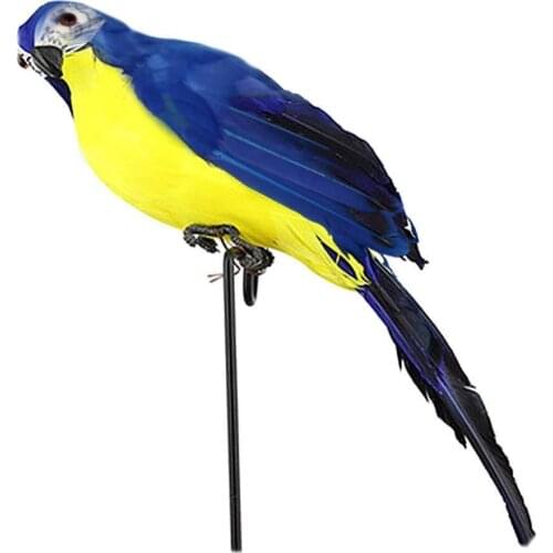 25/35cm Artificial Parrot Animal Bird Lawn Model Ornament Yard Garden Decoration