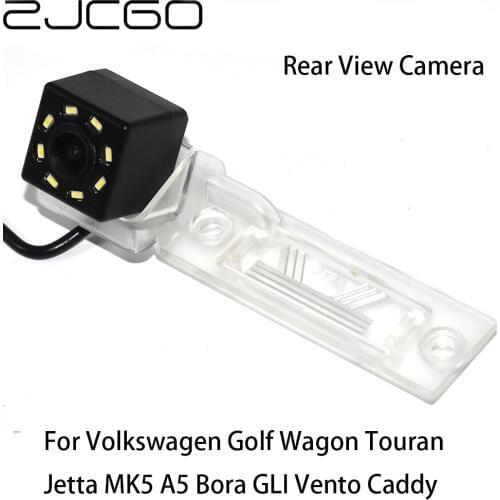 ZJCGO HD CCD Car Rear View Reverse Back Up Parking Camera for Volkswagen Golf Wagon Touran Jetta MK5 A5 Bora GLI Vento Caddy