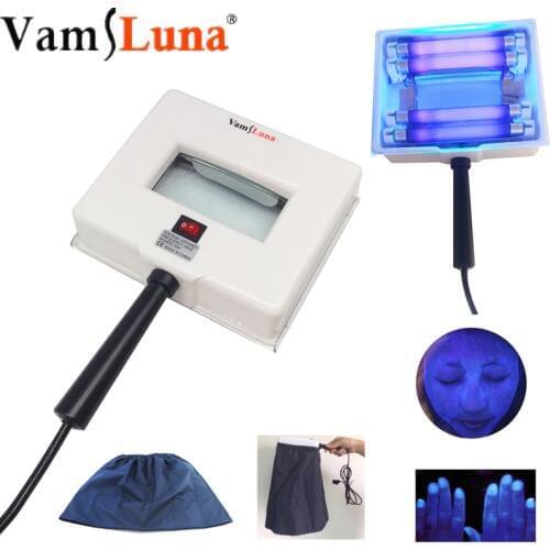 Lamp Skin UV Analyzer Facial Skin Testing Examination Magnifying Analyzer Machine with Protective Cover Equipment