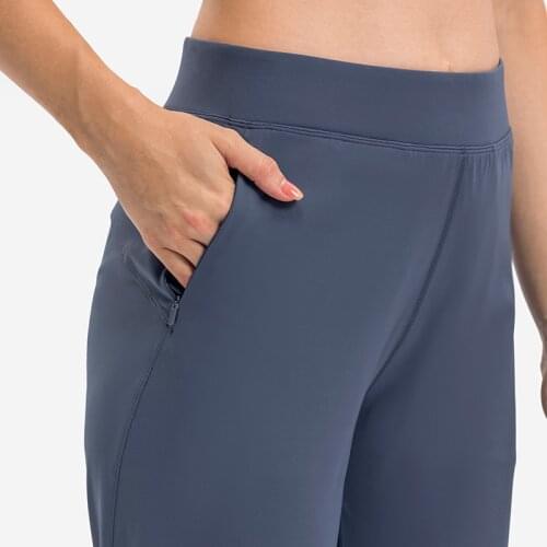 Nepoagym VISION 28" Lightweight Women Sweatpants Tapered Leg Casual Lounge Joggers with Zipper Pockets Running Track Pants