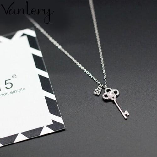 Trendy Key Choker Necklaces For Women Fashion Long Sweater Chain Necklaces 2021 Party Jewelry Gift