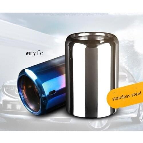 Stainless steel exhaust tip tail pipe muffler For Mazda CX-5 cx 5 2013-2017 auto accessories 2pcs 2014 2015 2016