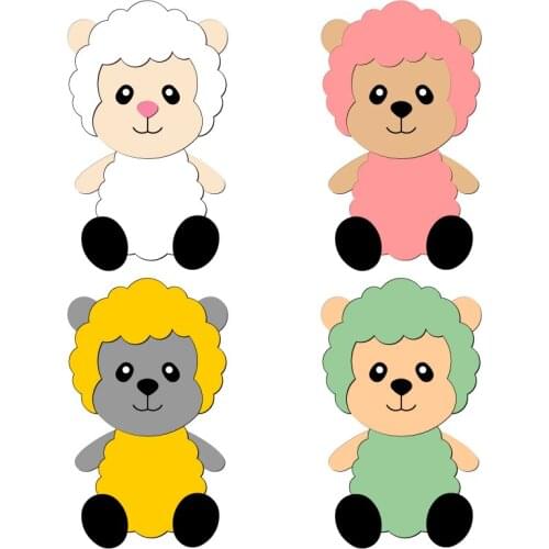 New sheep Wooden die Scrapbooking C-105 Cutting Dies