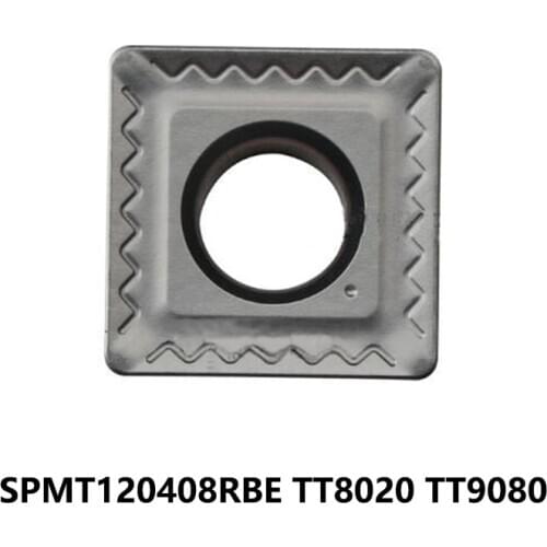 Original SPMT 120408 SPMT120408RBE TT8020 TT9080 SPMT120408 Carbide Inserts Lathe Cutter Turning Tools CNC Cutting 10pcs/box
