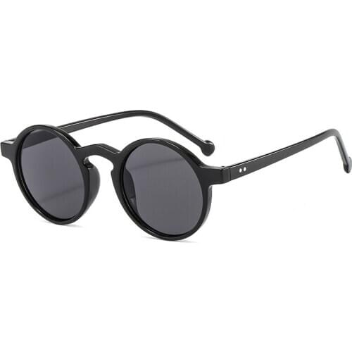 Classic Fashion Vintage Round Sunglasses Men Women Brand Luxury Designer Sun Glasses For Male Travel Driving Fishing Shades