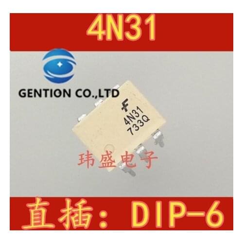 10PCS 4N31 4N31M DIP-6 light coupling in stock 100% new and original