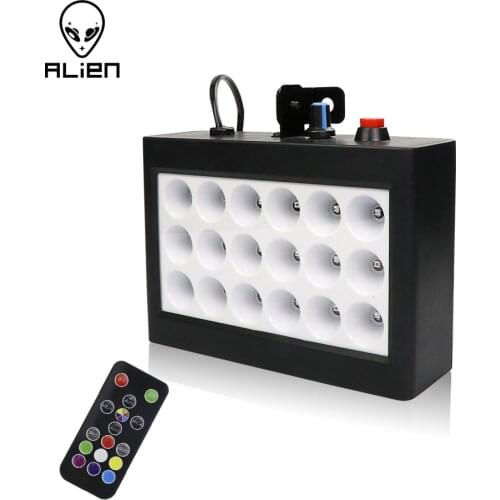 ALIEN 18 LED Disco DJ 20W RGB Strobe Lights AUTO Sound Activated Flash Stage Lighting Effect for Party Club Xmas Dance Birthday