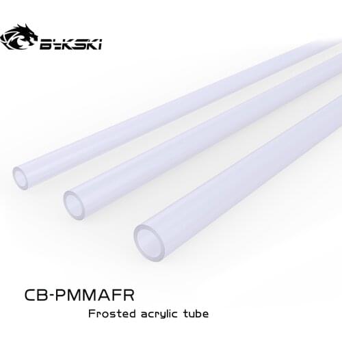 Bykski Water Cooling Acrylic Frosted Rigid Tube 16/12mm 14/10mm 12/8mm CB-PMMAFR 1000mm 1M 10pcs