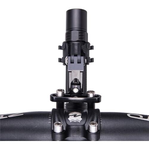 Bicycle Stem Extension Holder Aluminum Bicycle Camera Flashlight Holder For GoPro Hero 8 7 6 5 4 SJ4000 Xiaomi yi Action Camera