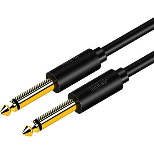 Universal 6.5 Jack Audio Cable 6.3 Aux Cable 6.35 Jack Male to Male Cable 1.5M for Guitar Mixer Amplifier