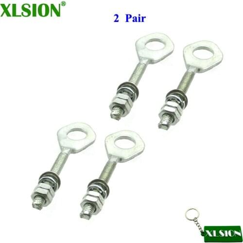 XLSION 2 Pair Chain Adjuster Tensioner Bolts For Honda Monkey Z50 Z50A Z50J Bikes Fits Monkey and Dax standard