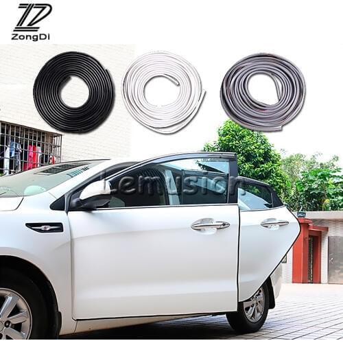 ZD 5m Car door protection strip scrap stickers for BMW F30 F10 E46 E39 E90 E60 X5 E53 F20 Mercedes Benz W204 W211 Audi A5 A6 C5