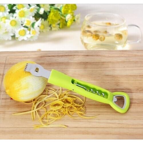 1PC Multifunctional Orange Peel Lemon Grater Planing Knives Wire Cutter Fruit Melon Planer Grater Kitchen Gadgets KX 189