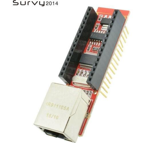 1PCS ENC28J60 Ethernet Shield V1.0 for arduino compatible Nano 3.0 RJ45 Webserver Module