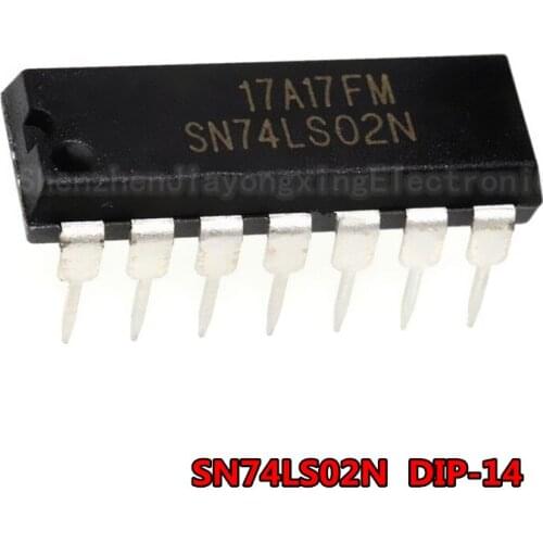 10PCS HD74LS02P DIP14 HD74LS02 DIP SN74LS02N 74LS02 SN74LS02 DIP-14 new and original IC