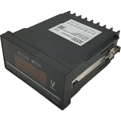 4 Digit SX48 DCV DC voltage meter counter indicator display DC20MV 200MV 2V 20V 200V 1000V