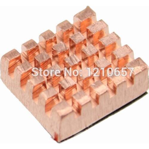 40pieces lot 13x12x5mm Copper Heatsink Ram Memory Heat sinks Cooling Computer Xbox 360VGA DDR