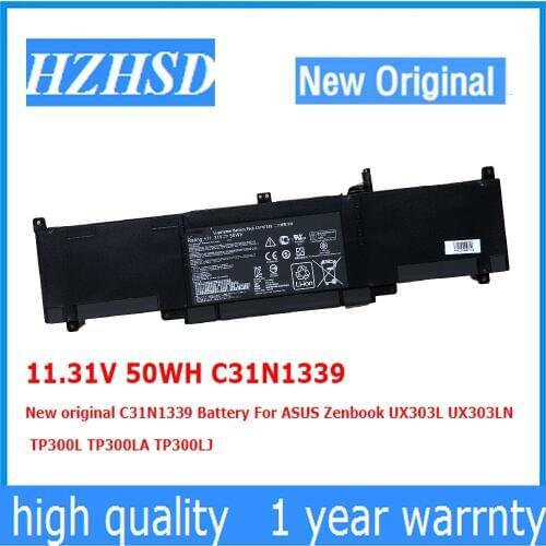 11.31V 50WH C31N1339 New original C31N1339 Battery For ASUS Zenbook UX303L UX303LN TP300L TP300LA TP300LJ