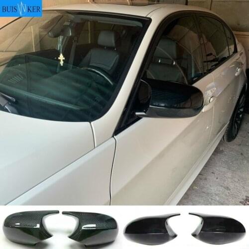 For BMW 3 Series E90 E91 2008-2011 E92 E93 2010-2013 Carbon Fiber/ABS Mirror Cover Car Rearview Mirror Cap Cover