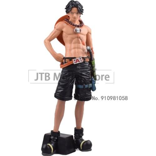 One Piece GK Fire Fist Portgas D Ace Anime Action Figure Model 25cm PVC Statue Collection Toys For Kid Desktop Decoration Figma