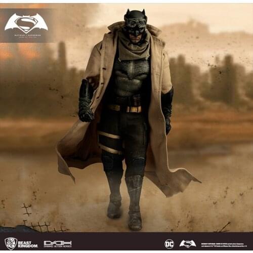 Beast kingdom DC genuine movie Batman VS Superman Peripheral Nightmare Batman Gift Figure Collection garage kit