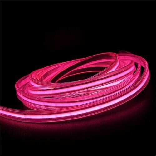 COB Flexible Colorful Cabinet Light Strip CRI90 Waterproof 512 Leds 8MM DC 12V ROHS 10 W / m 1 Years Dc12v Bedroom 90 2800-3200K