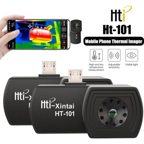 HT-101 Phone Thermal Detection Imager for Android Type C Thermal Temperature Video Pictures Face Imaging Thermal Imager Camera