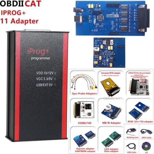 Full IPROG Pro 2019 ECU Key Programmer Iprog Plus V84 IMMO Odometer Mileage Correction Airbag Reset PK DIGIPROG 3 Carprog Tango