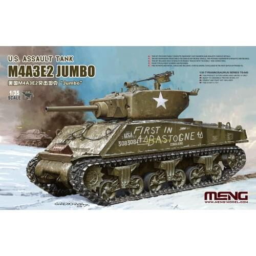 MENG TS-045 1/35 U.S. ASSAULT TANK M4A3E2 JUMBO TRRANNOSAURUS SERIES MODEL 2019 model kit
