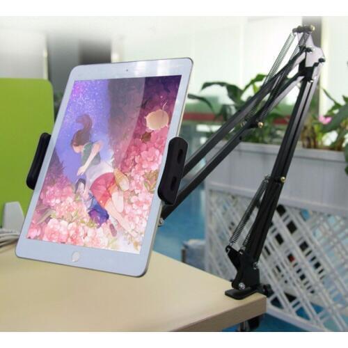 Metal Lazy Stand Mobile Phone Tablet PC Foldable Holder Stand For Mobile Phone iPad/ipad air mini Tablet PC 4"-11"