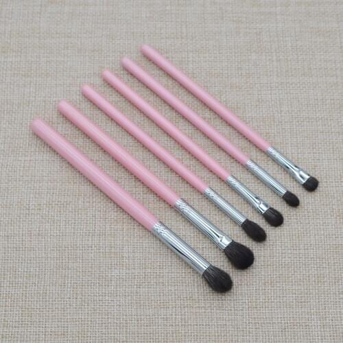 Professional Handmade Makeup Brushes Set Soft Blue Squirrel Goat Hair Eye Shadow Blending Brush Pink Handle Make Up Brush Kit