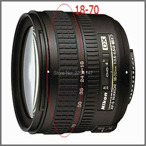 Super Quality NEW Lens Zoom Rubber Ring Rubber Grip Rubber For Nikon AF-S DX 18-70MM 18-70 MM f/3.5-4.5G IF-ED Repair Part