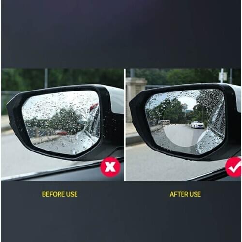 Rainproof Film Car Rear Mirror Protective Film Anti Fog Window Rainproof Rear View Mirror Protective Film Auto Accessories