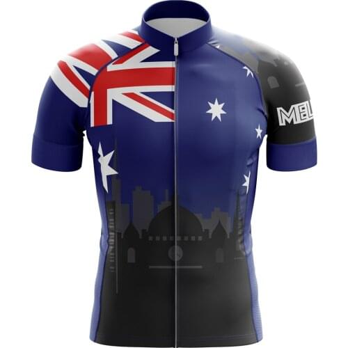 New Mens Cycling Jersey for Colombia City Silhouette Pattern Black Short Sleeve Slim Stylish Riding Clothes