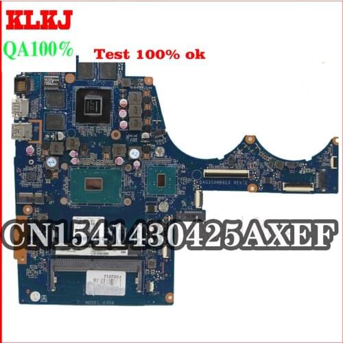 Original For HP 15-BC 15-bc015tx 016TX 020TX 15-BC012TX laptop motherboard MB I7-6700HQ 960M 4G 856678-601 860386-601
