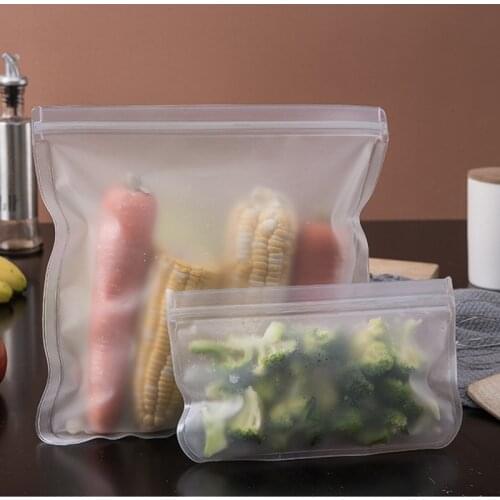 Silicone Food Containers Leakproof Containers Reusable Stand Up Ziplock Shut Bag Cup Fresh Bag Food Storage Bag Fresh Wrap