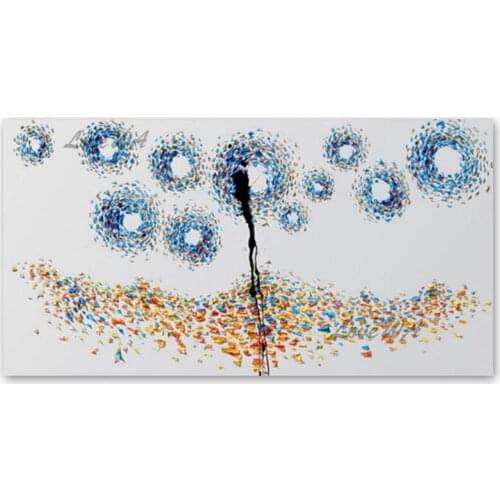 Modern New Beautiful Palette Knife Style Abstract Textured Oil Painting Handmade No Frame Animal Wall Art Set On Canvas Artwork