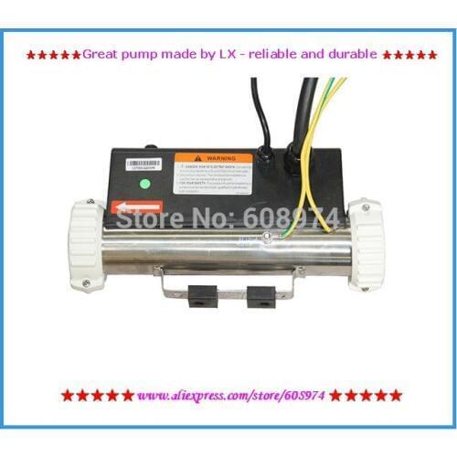 Spa heater 3kw 3000w LX H30R1 H30-R1 bathtub heater with flow switch and fittings
