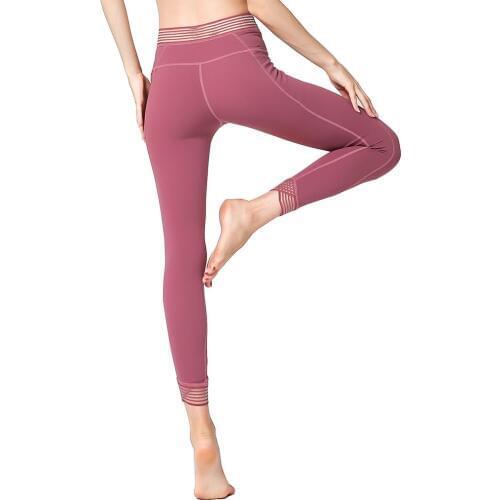 Sport Leggings High Waist Nylon Tights Sports Wear For Women Gym Yoga Running Pants Training Femme Sports Leggings For Fitness