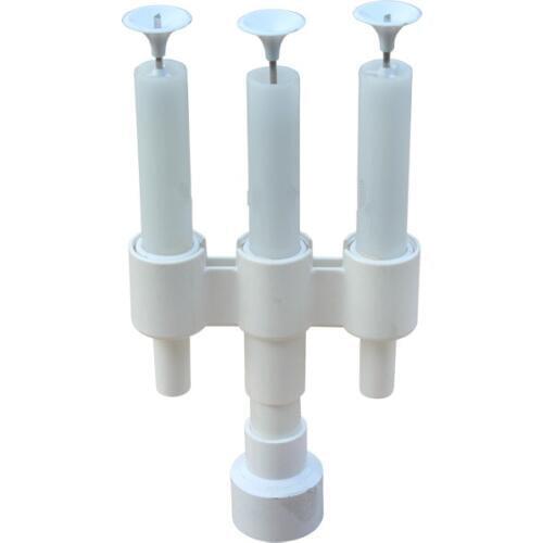 Three head nozzle manual electrostatic powder coating spray gun Electrode Holder suits for Gema opti guns