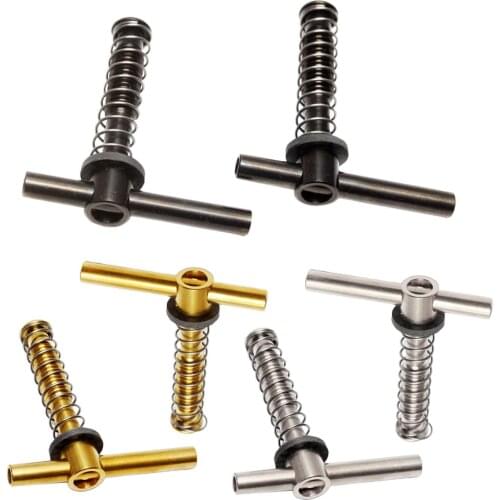 1 Pair Titanium Alloy Hinge Levers (limit nut) For Brompton Folding Bike Frame Quick Release