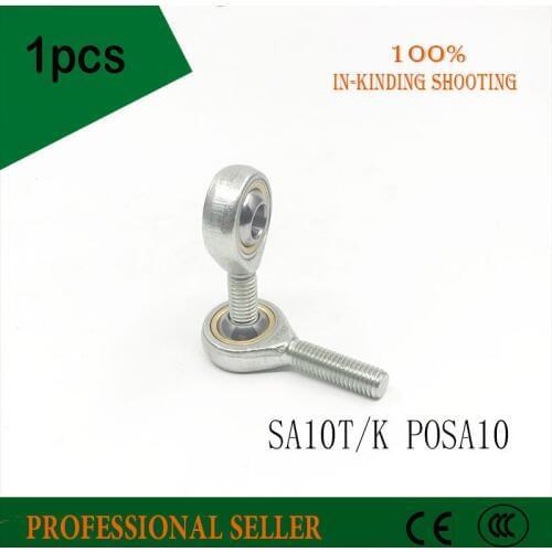 1PCS Free Shipping Rod End ball joint SA10TK SA10T/K POS10A 10mm GAR10UK male threaded ball joint rotule articulation