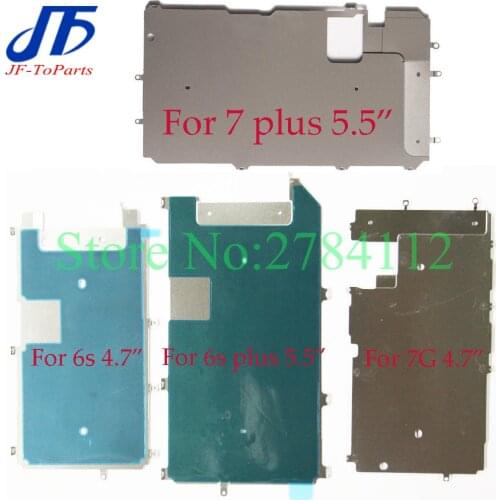 10Pcs LCD Plate Metal Backplate Shield For iPhone 6S 7 8 plus with Heat Dissipation Adhesive Sticker