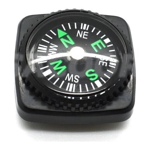 100pcs/pack Mini Compass for Paracord Bracelet Outdoor Camping Hiking Travel Emergency Survival Tool
