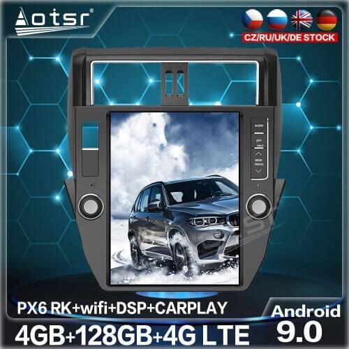 128G For Toyota Land Cruiser Prado 150 2009 - 2013 Car Radio Multimedia Video Player Navigation 2Din DVD GPS Sat Stereo Unit 2K