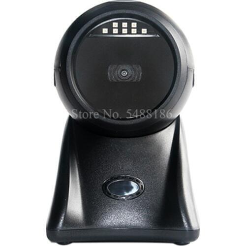 1D &2D Handfree Barcode Scanner with 1.8m USB Cable Bar Code Reader QR Reader Platform for Warehouse Supermarket Retail Stores