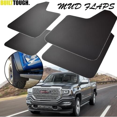 4x Mudflaps Mud Flaps Splash Guards Mudguards For GMC C/K C3500 Sierra Canyon 1500 2500 1500HD 2500HD 3500HD 4500HD HD C3 Denali
