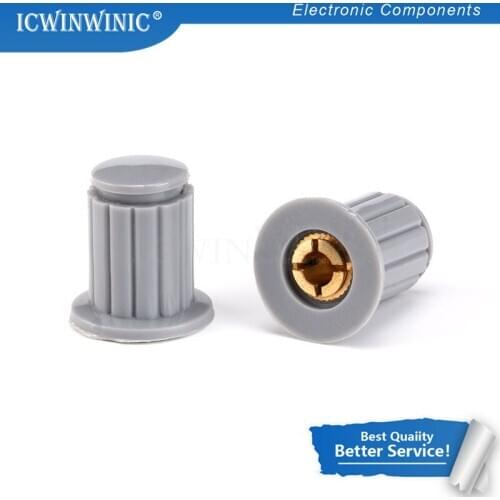 5piece Grey knob button cap is suitable for high quality WXD3-13-2W - turn around special potentiometer knob