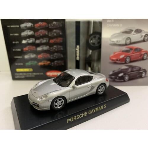 1/64 KYOSHO PORSCHE Cayman S Collection of die-cast alloy car decoration model toys